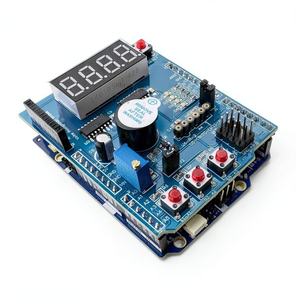 Multi Function Shield for Uno & Mega DIYables– 4‑Digit 7‑Segment-8