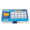 BOJACK Variable Resistor 15-Value 150pcs 6mm Potentiometer Kit-2
