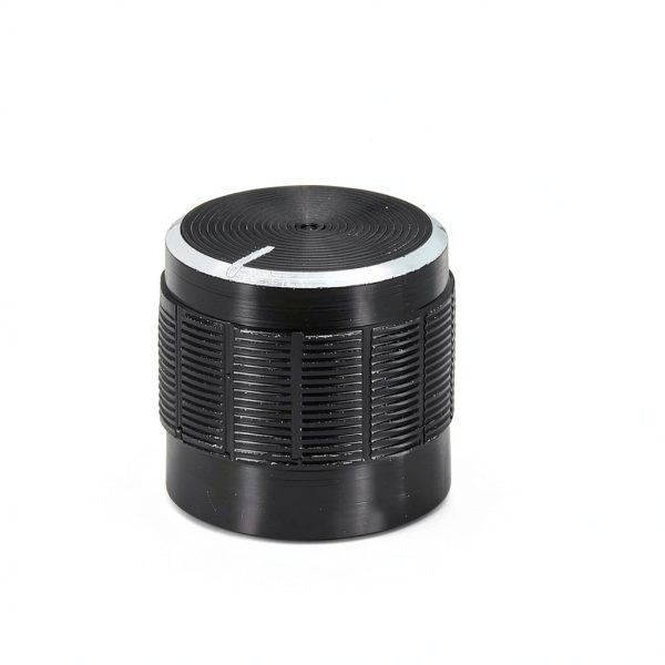 Potentiometer Knob uxcell 3pcs Shaft Black 6mm 15mmx13mm-1
