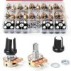 Potentiometer Kit 80pcs B-Type Rotary Assortment with Knobs by WWZMDiB-1