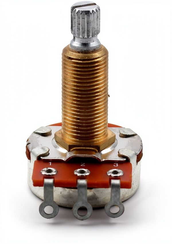 Bourns 500K LONG Split Shaft Audio Taper Potentiometer Set of 4-5