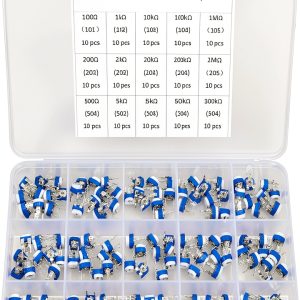 15 Value Trimpot Resistor Kit 150pcs 6mm Zovfam Potentiometer-0