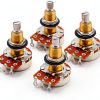 Bourns 500K LONG Split Shaft Audio Taper Potentiometer Set of 4-0
