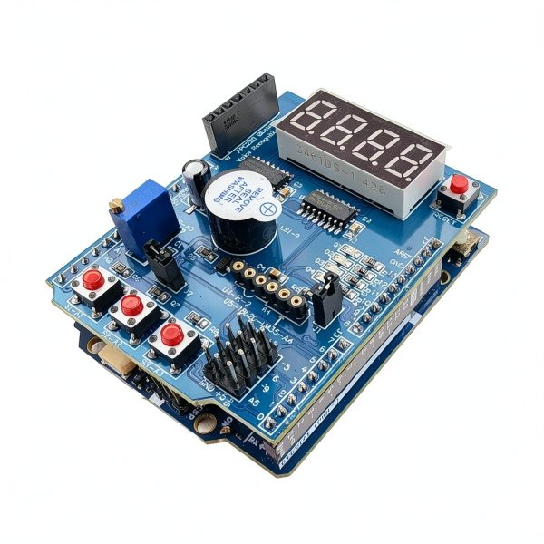 Multi Function Shield for Uno & Mega DIYables– 4‑Digit 7‑Segment-1