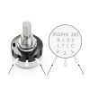 Joinfworld 10K Potentiometer Single Turn Rotary with A03 Knob-4