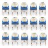 BOJACK Variable Resistor 15-Value 150pcs 6mm Potentiometer Kit-3