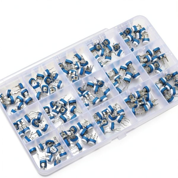 15 Value Trimpot Resistor Kit 150pcs 6mm Zovfam Potentiometer-3