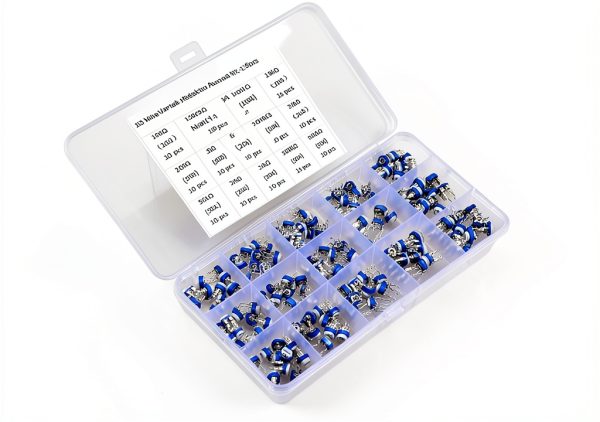 15 Value Trimpot Resistor Kit 150pcs 6mm Zovfam Potentiometer-1