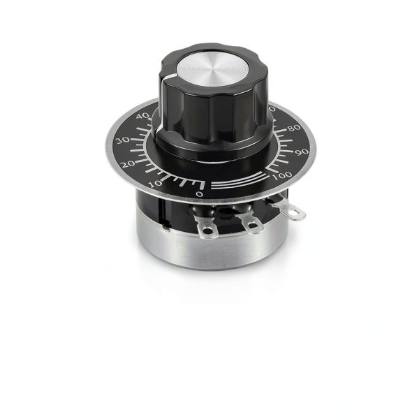 Fielect 5K Potentiometer RV24YN20S Single Turn Carbon Film Rotary-4